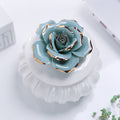 Ceramics Storage Jar, Hand-Painted Gold, Home Jewelry Box, Storage Box, Candlestick, Ornaments