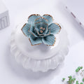 Ceramics Storage Jar, Hand-Painted Gold, Home Jewelry Box, Storage Box, Candlestick, Ornaments