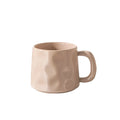 Colorful Hammered Pattern Mug Ceramic Cup without Decal