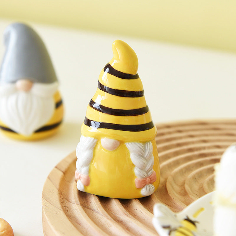 Ceramic Bee Fairy Salt and Pepper Shaker