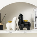 Horse Ceramic Home Decor Money Ride(Right) Away