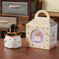 High Value Mug Cute Water Cup With Lid Halloween Gift Cartoon Ghost Ceramic Mug