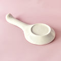 Ceramic Spoon Rest Spoon Holder Heart and Bowknot