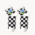 Women's Socks Tide Socks Cute Cartoon Flowers Tulip Women's Cotton Ankle Socks