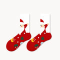 Deer Christmas Crew Socks Gift Box Medium Tube Cotton Socks Male And Female Couple Autumn And Winter Cartoon Cute Christmas Gift