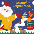 Deer Christmas Crew Socks Gift Box Medium Tube Cotton Socks Male And Female Couple Autumn And Winter Cartoon Cute Christmas Gift