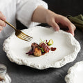  Porcelain Flat Plate Shallow Plate Hotel Tableware 