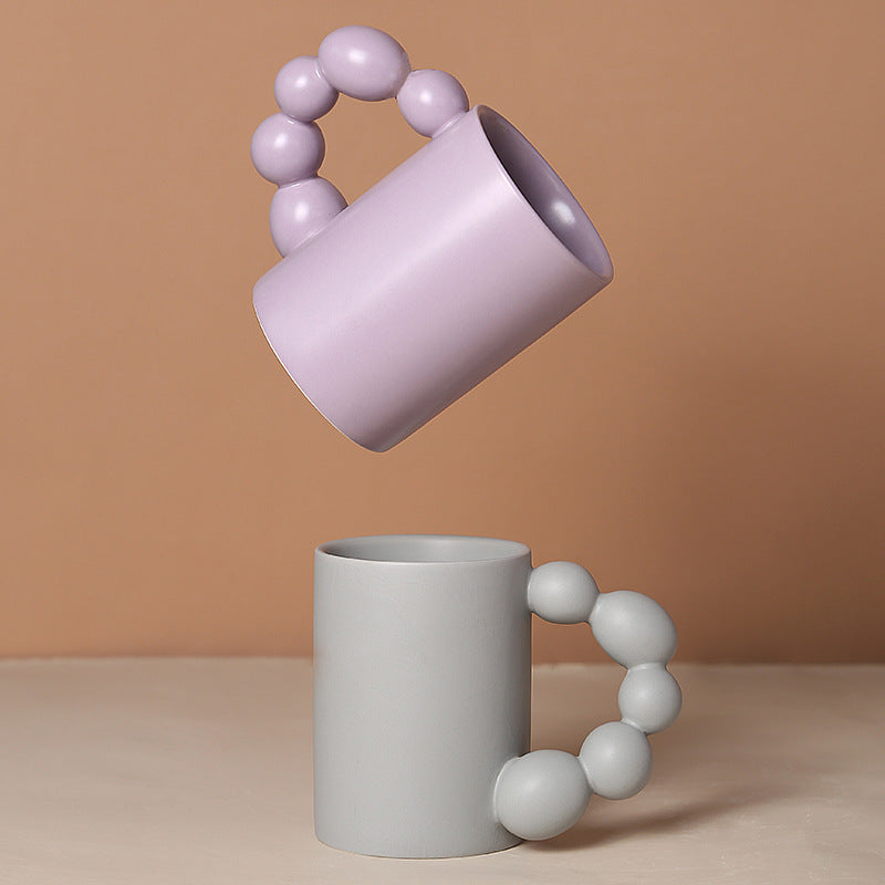 Ceramic Mug Large Capacity Nordic Ins Cute Couple Mug
