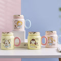 Creative Cartoon Bear Ceramic Mug Office Mug With Lid