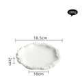  Porcelain Flat Plate Shallow Plate Hotel Tableware 