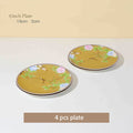 High-end Chinese Style Gold-rimmed Bone China Tableware Set dinnerware set