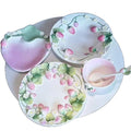 Popular Strawberry Series Embossed Ceramic Tableware, Rice Bowl, Soup Plate, Dumpling Plate, Salad Bowl, Dim Sum Plate