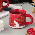 Temperature Sensitive Color-Changing Ceramic Mug Gift Box, Mug With Lid And Spoon