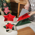 Ceramic Christmas Tree Plate, Dinner Plate, Snack Plate Breakfast Plate Dessert Plate 