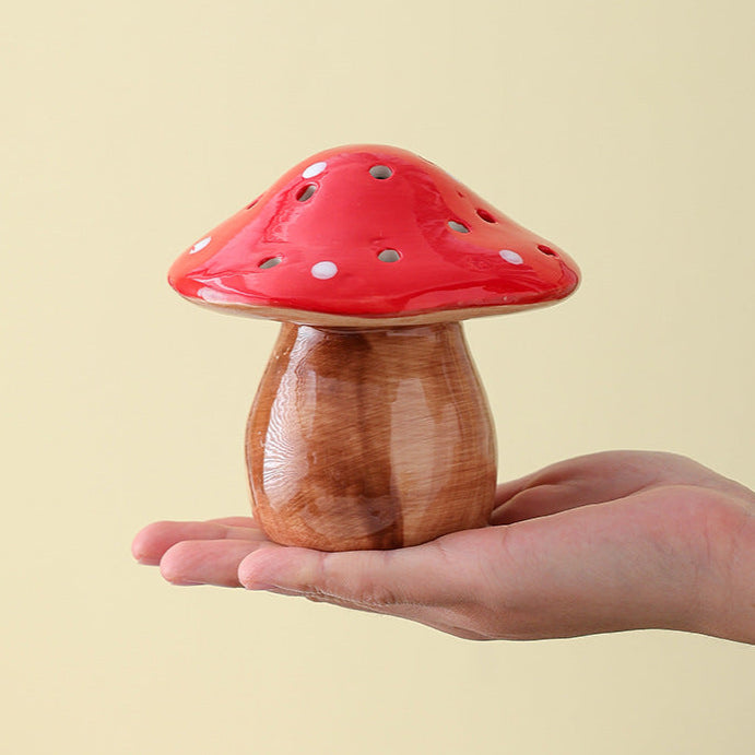 Glowing Mushroom Night Light Creative Bedroom Bedside Light Ins Vibe Ceramic Ornaments For Birthday Gift Items