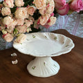 French Vintage Rose Branch Embossed Ceramic Dinner Plate Ceramic Bowl Ceramic Saucer