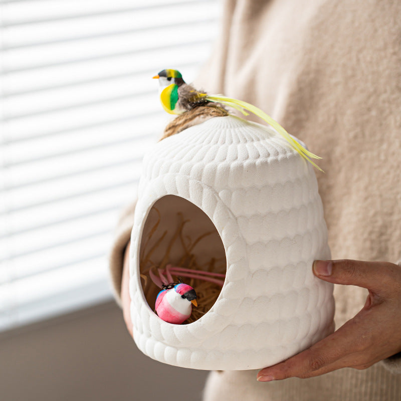 Hamster Ceramic House, Bird Sleeping Nest, Guinea Pig Small House
