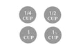 Minimalist Ceramic Measuring Cup Set