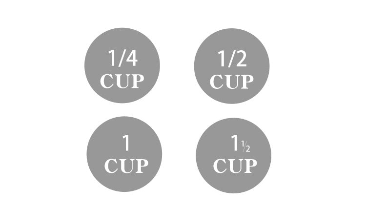 Minimalist Ceramic Measuring Cup Set