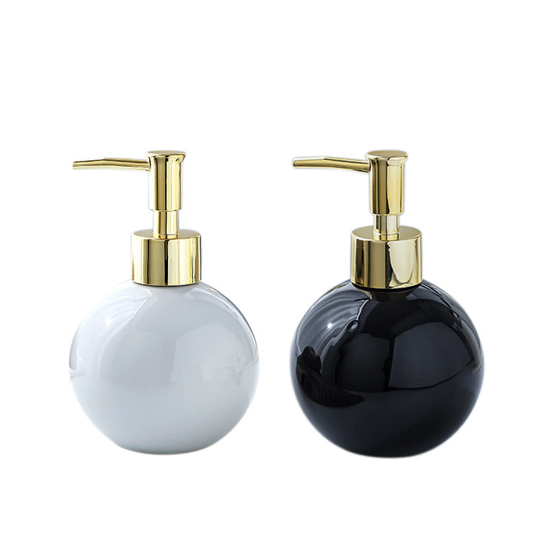 Lotion Bottle, Press Bottle, Ceramic Fashionable Soap Bottle, Shower Gel Bottle