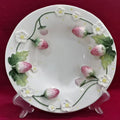 Popular Strawberry Series Embossed Ceramic Tableware, Rice Bowl, Soup Plate, Dumpling Plate, Salad Bowl, Dim Sum Plate