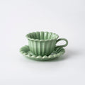 Palace Embossed Style Afternoon Tea Ceramic Coffee Cups