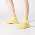 Women's Socks Tide Socks Cute Cartoon Flowers Tulip Women's Cotton Ankle Socks