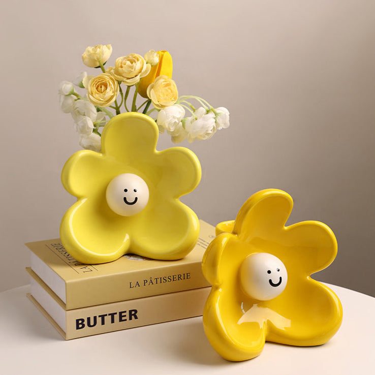 Ceramics Vase Creative Decoration Flower Ornaments