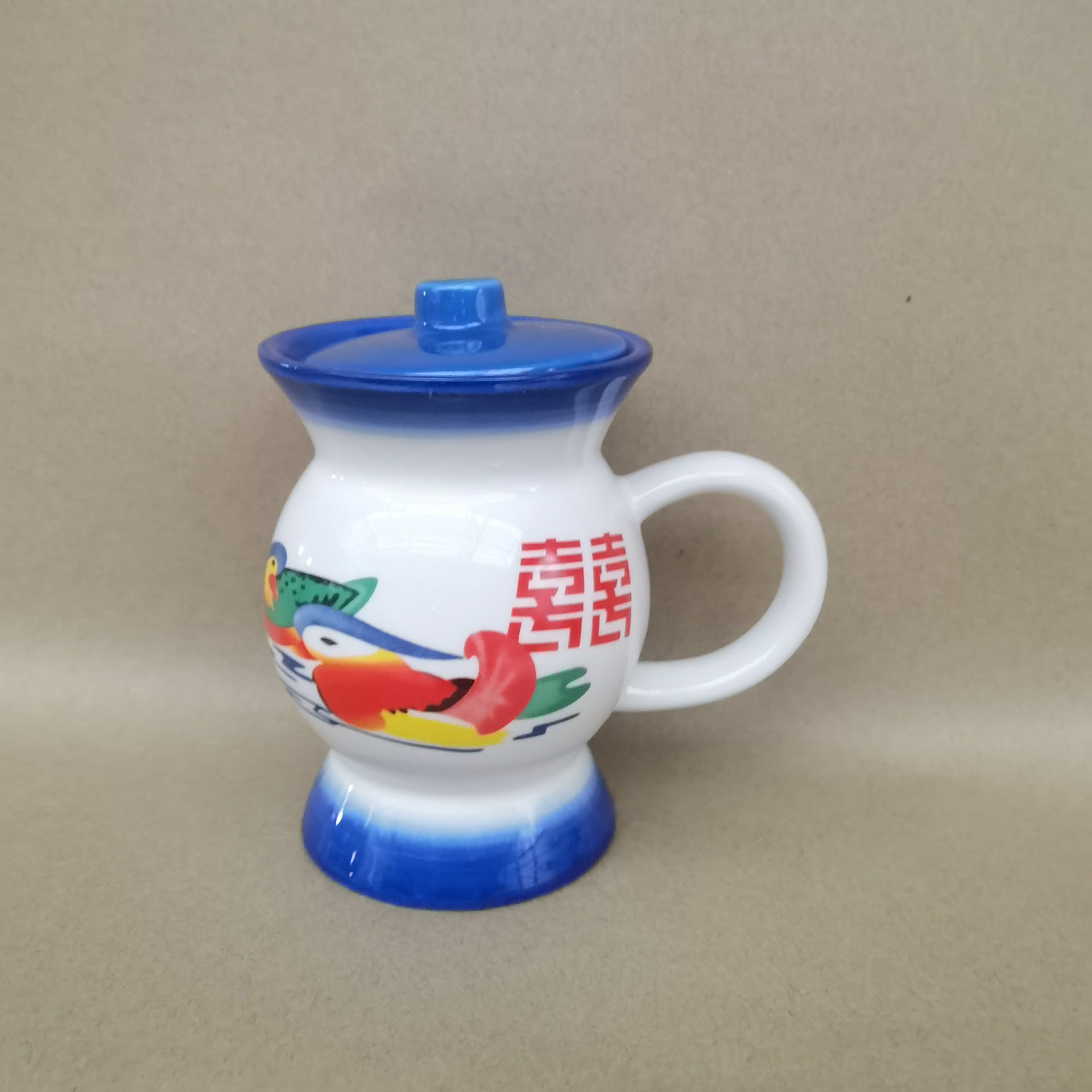 60s-70s Traditional Chinese Design Creative Funny Ceramic Mugs