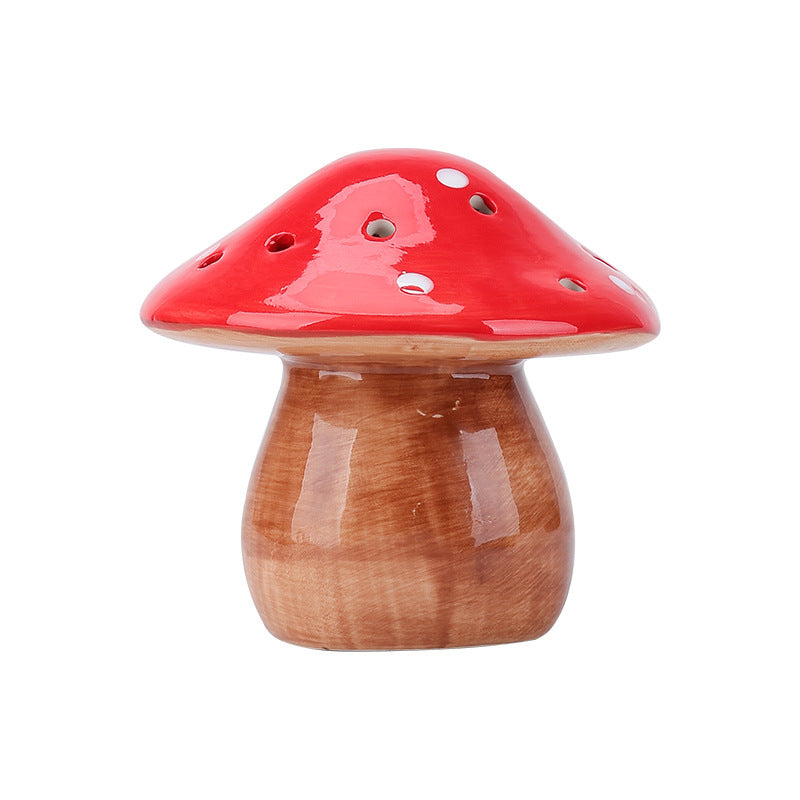 Glowing Mushroom Night Light Creative Bedroom Bedside Light Ins Vibe Ceramic Ornaments For Birthday Gift Items