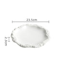  Porcelain Flat Plate Shallow Plate Hotel Tableware 