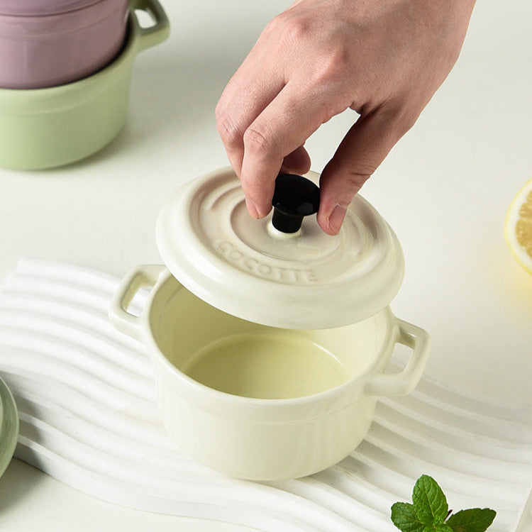 Mini Casserole Ceramic Bowl 