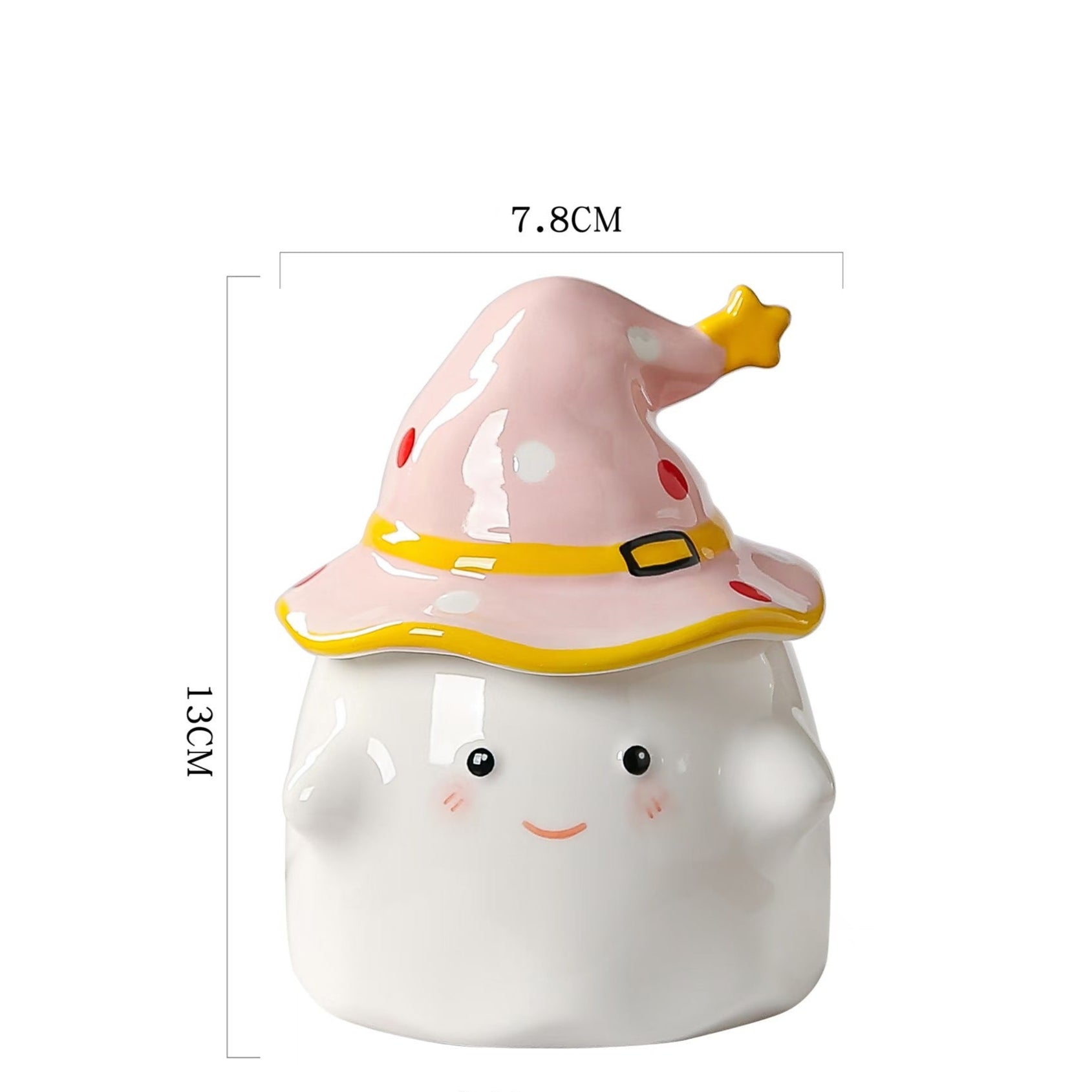 High Value Mug Cute Water Cup With Lid Halloween Gift Cartoon Ghost Ceramic Mug