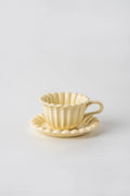 Palace Embossed Style Afternoon Tea Ceramic Coffee Cups