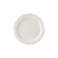 French Style Cream Dinnerware Ceramic Western Dinner Plate Lace Vintage Dessert Plate Cream Cake Plate