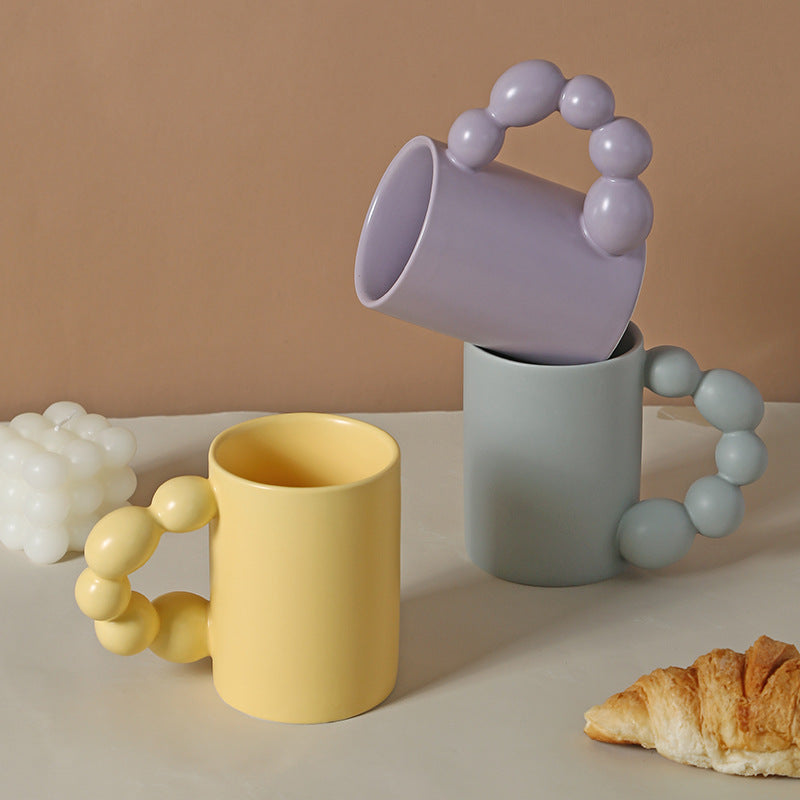 Ceramic Mug Large Capacity Nordic Ins Cute Couple Mug