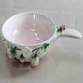 Popular Strawberry Series Embossed Ceramic Tableware, Rice Bowl, Soup Plate, Dumpling Plate, Salad Bowl, Dim Sum Plate