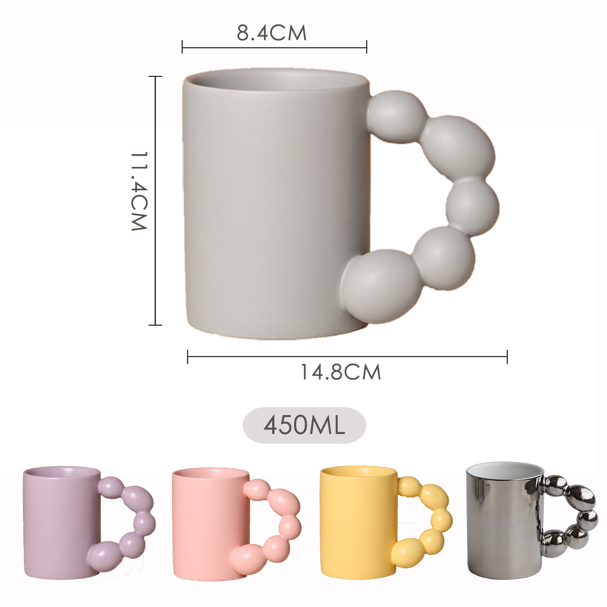 Ceramic Mug Large Capacity Nordic Ins Cute Couple Mug