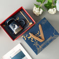 Temperature Sensitive Color-Changing Ceramic Mug Gift Box, Mug With Lid And Spoon