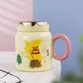 Creative Cartoon Bear Ceramic Mug Office Mug With Lid