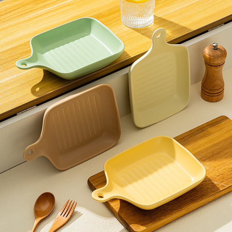 Ceramic Tableware Oven Baking Tray Cute Breakfast Plate