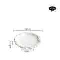  Porcelain Flat Plate Shallow Plate Hotel Tableware 