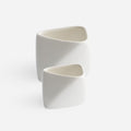 Porcelain Folded Edge French Fries Chips Cup