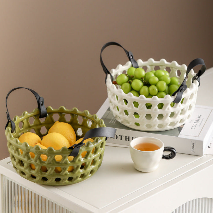 Ceramic Fruit Basket