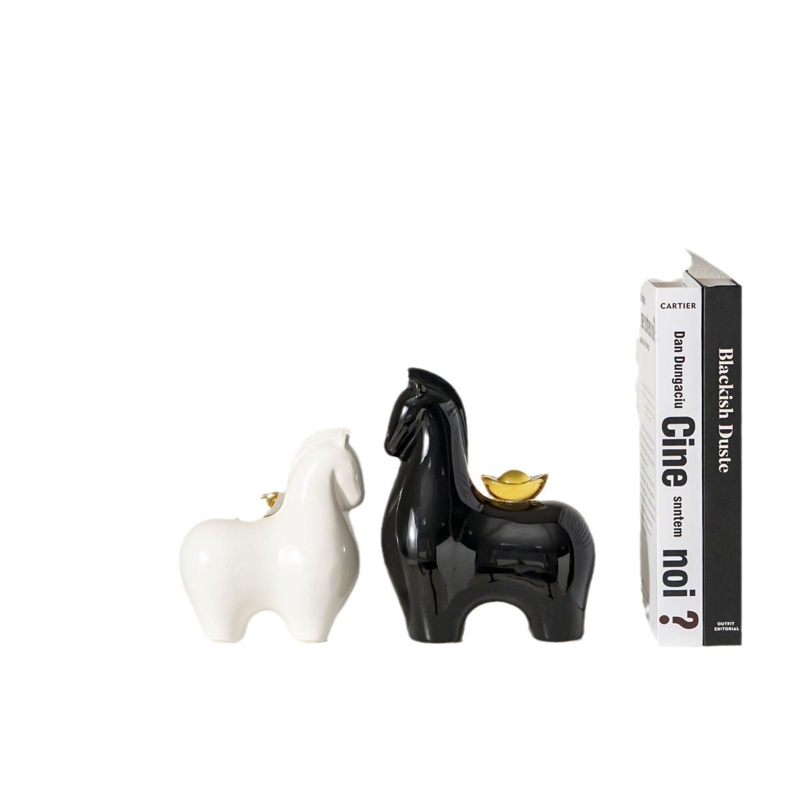 Horse Ceramic Home Decor Money Ride(Right) Away