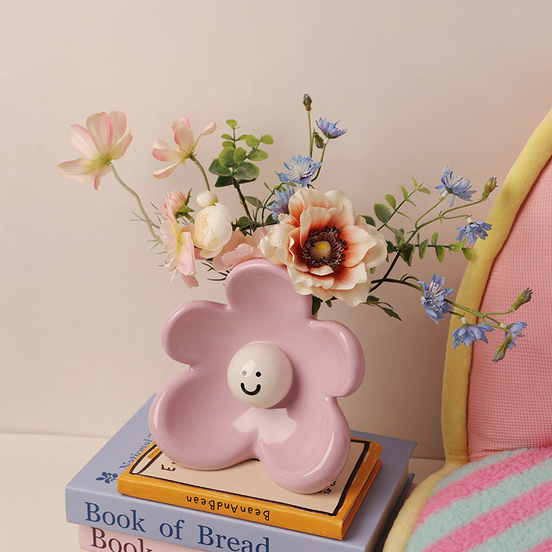 Ceramics Vase Creative Decoration Flower Ornaments