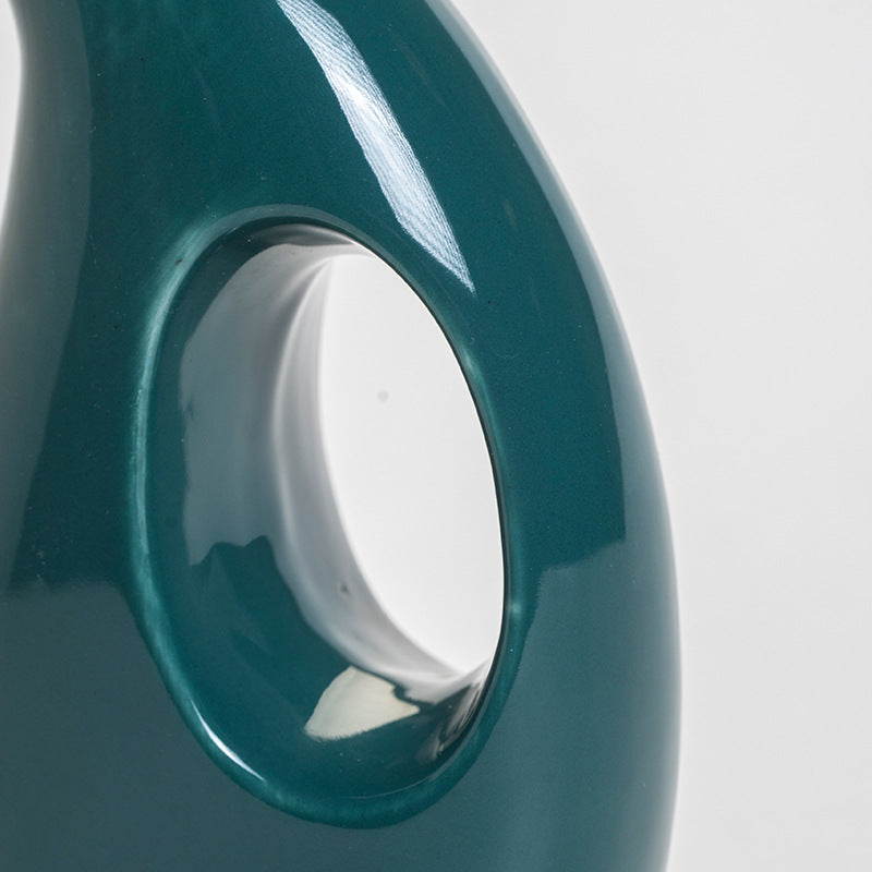 Ergonomic Design Ceramic Oil and Vinegar Bottle
