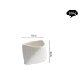 Porcelain Folded Edge French Fries Chips Cup