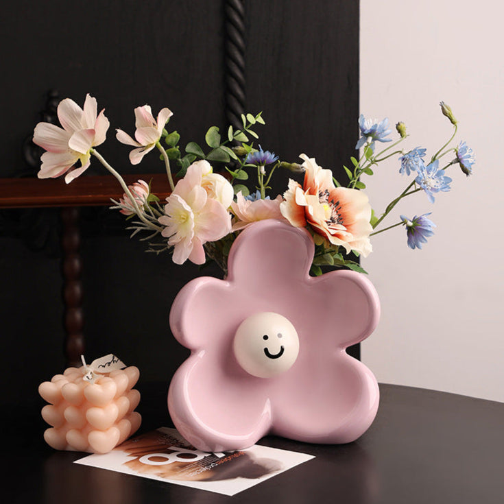 Ceramics Vase Creative Decoration Flower Ornaments