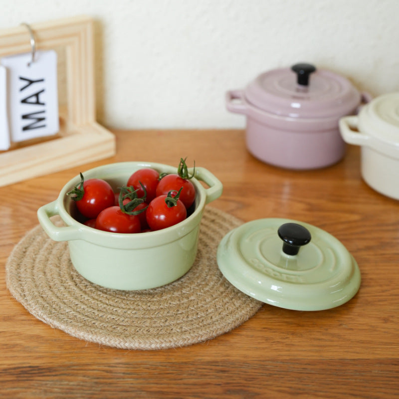 Mini Casserole Ceramic Bowl 
